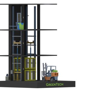 Hydraulic cargo lift
